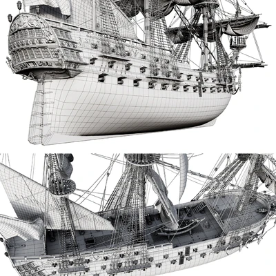 Flagship Peter 1 The Ingermanland 1715 — Вид 2