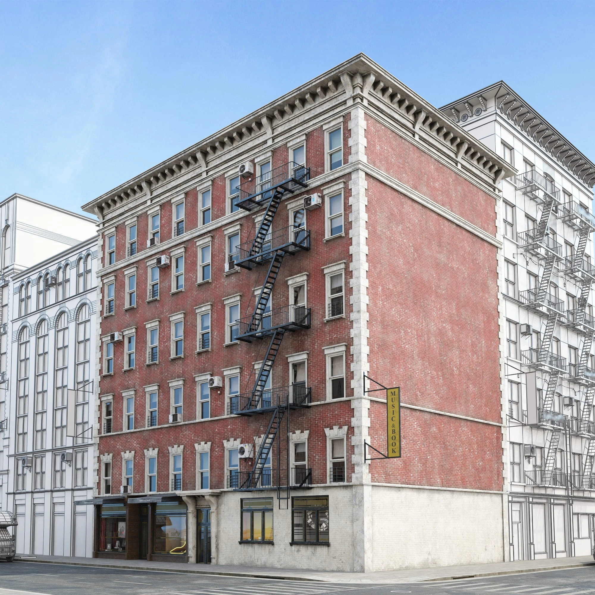 new york style buildings 036 — Descargar
