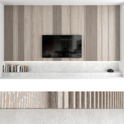 TV wall set 08 — Ver 2