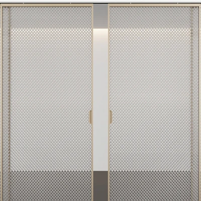 Sliding doors with embossed glass No. 3 — Ver 3