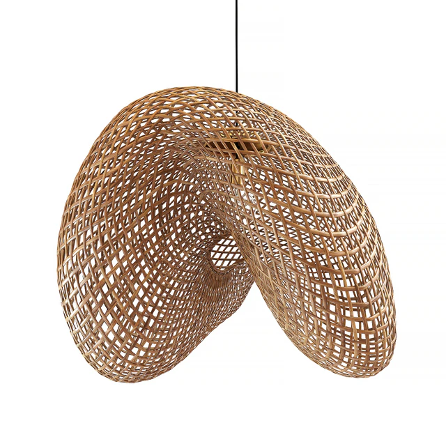 Vertigo Bamboo Rattan Pendant Lamp — Скачать
