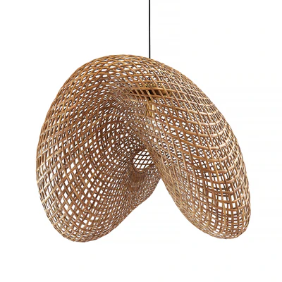 Vertigo Bamboo Rattan Pendant Lamp — Вид 3