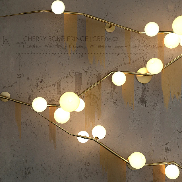 CHERRY BOMB FRINGE FLUSH MOUNT — Descargar