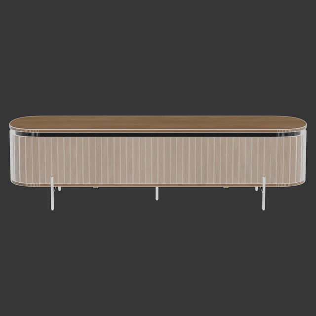 Kave Home - Licia TV stand, 200x55 cm — Скачать