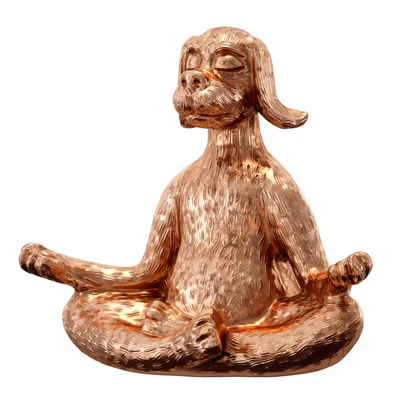 Yoga dog, Yoga dog - figurine — Ver 1
