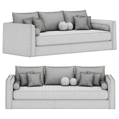 Aris Grande Deep Track Arm Sofa — View 5