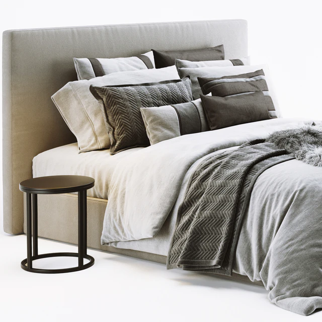 RH Sullivan Fabric Bed — Скачать