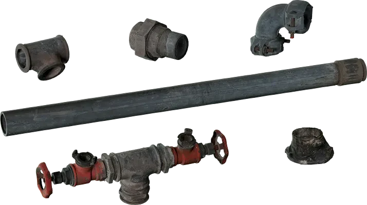 modular metal pipe pack 001 — Скачать