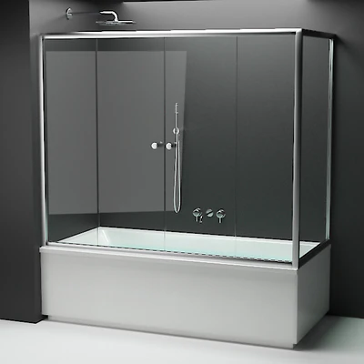 Set of shower cabins Radaway 9 + appliances — Ver 2