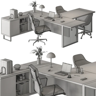 Manager Desk - Office Furniture 642 — Ver 2