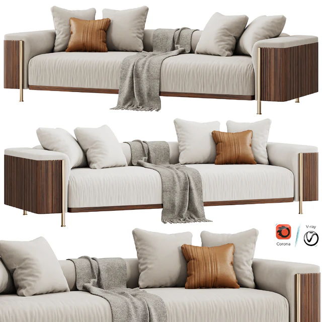 TRUSSARDI CASA Deven Sofa — Descargar