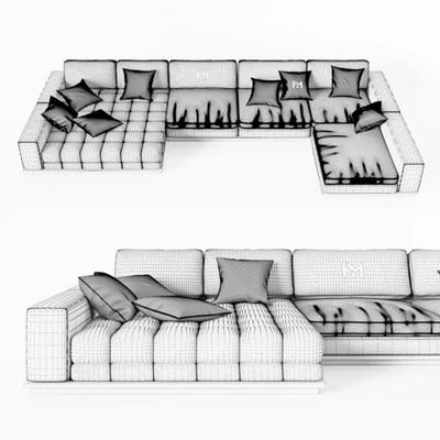 Sofa "Cherry paw" HOMMZ — Ver 2