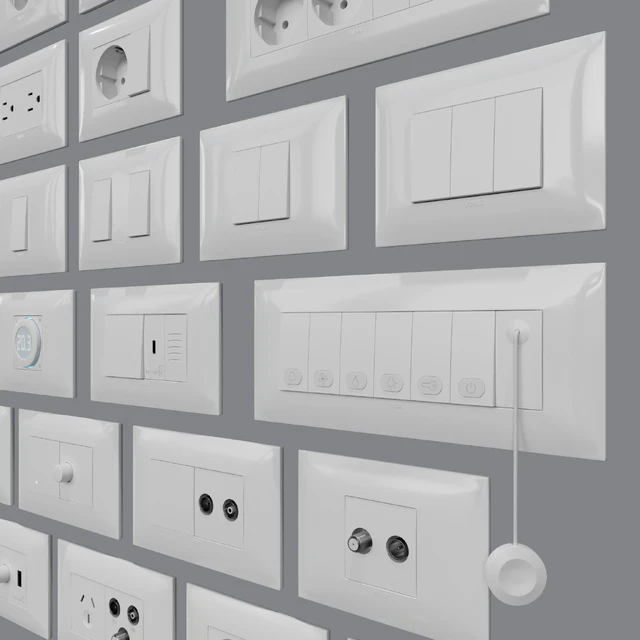 Sockets and switches Vimar Neve Up (IT/US standard cover plates) — Descargar