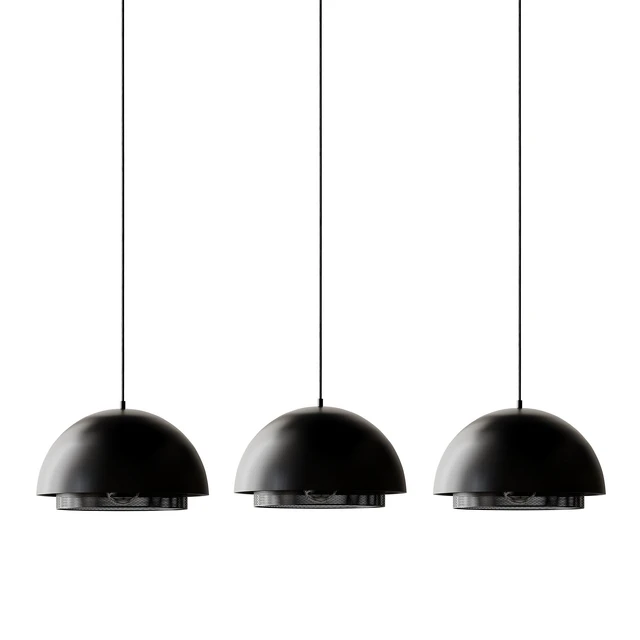 Hübsch ceiling lamp black metal — Скачать
