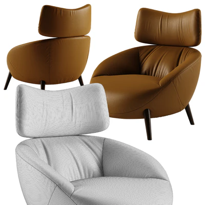 Natuzzi luna armchair — Ver 2