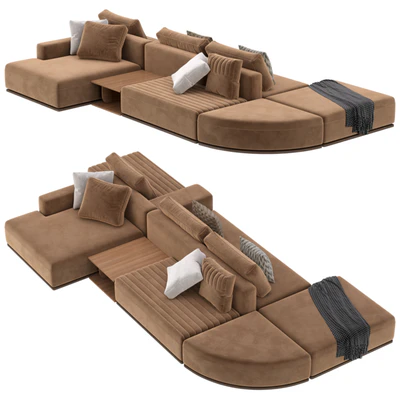 Eddie double sofa Frigerio — View 3