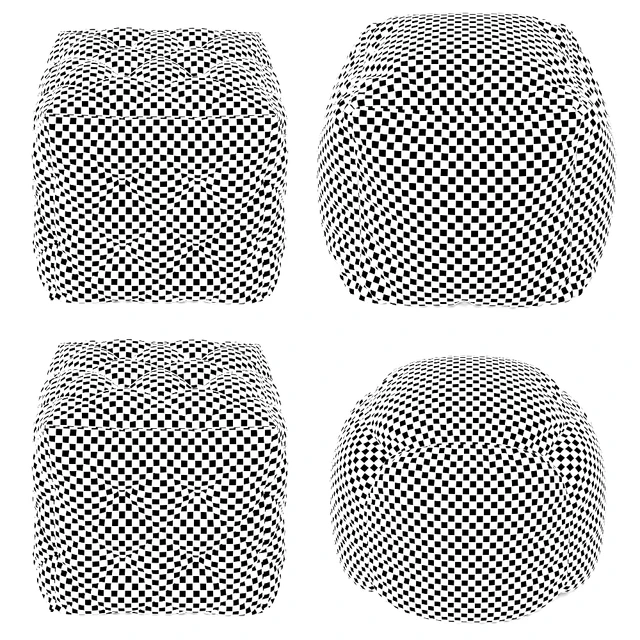 Pouf set | Set of four poufs — Descargar