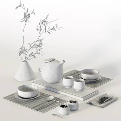 Japanese table setting — Вид 2