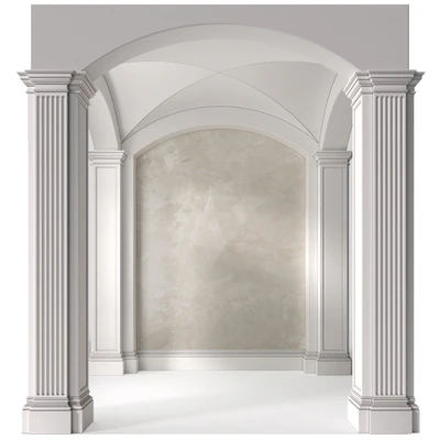 Arched Vaulted Gallery Decorative plaster — Ver 1