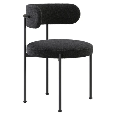INESSE BOUCLE DINING CHAIR-CB2 — Ver 2