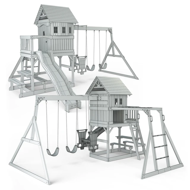 Springboro Wooden Swing Set — Descargar