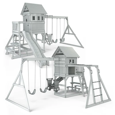 Springboro Wooden Swing Set — Ver 2