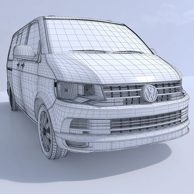 Wolkswagen Transporter T6 kombi — Descargar