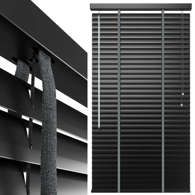 Houten jaloezieen blind 90cm — Descargar