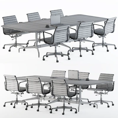 Meeting Table with office chair — Ver 2