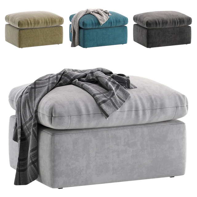 Pouf Parsi Velvet Mint Divan.ru/Пуф Парси Диван.ру — Скачать