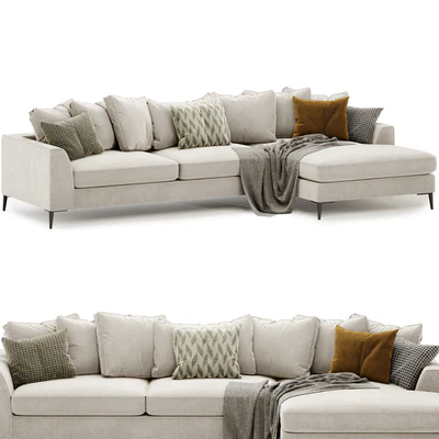 Meridian large chaise sofa — Вид 2