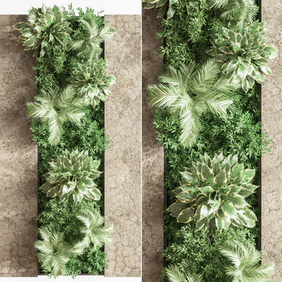 Concrete and Vertical Garden 02 — Вид 3