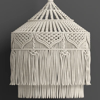 macrame chandelier 05 — Ver 2