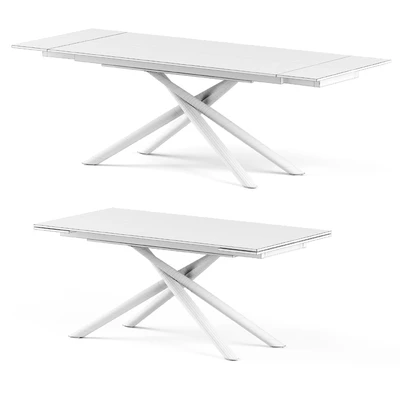 Ravenna extendable table with ceramic top — Ver 2