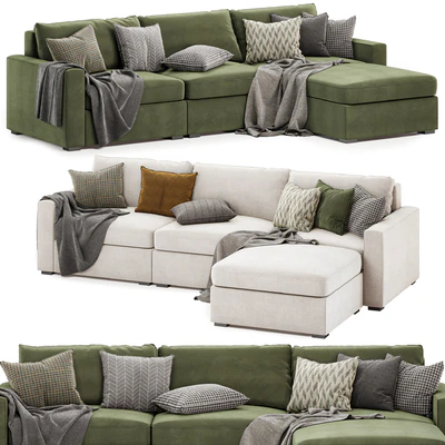 Maxwell modular sofa chaise sectional — Ver 1