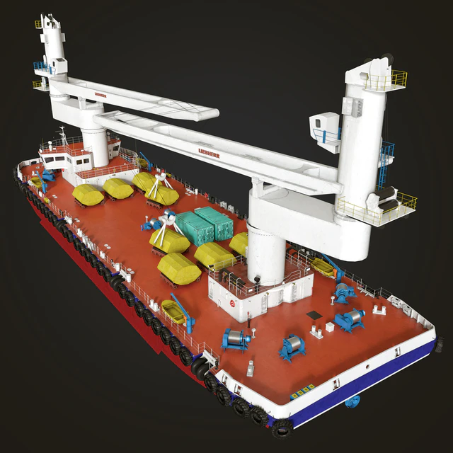 Crane barge — Descargar