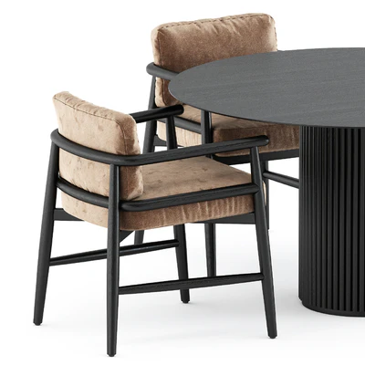 Teresina chair by Meridiani and Palais Royal table by Asplund — Вид 2