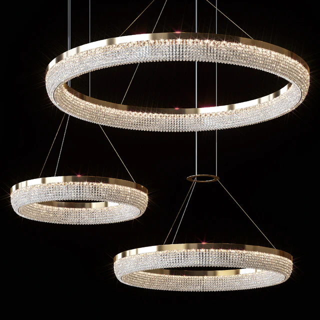 Pendant chandeliers CARMEN ONE by Lampatron ⌀ 45cm ⌀ 60cm ⌀ 80cm — Descargar