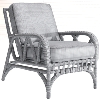 SOANE Rattan Osiris Chair — View 3
