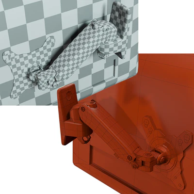 Bracket NB F120 + TV rigged — Ver 2