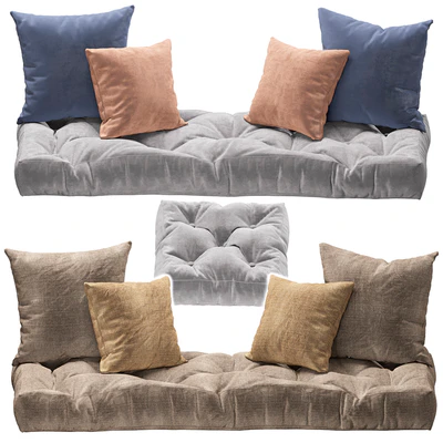 Seat pillow set 3 — Ver 1