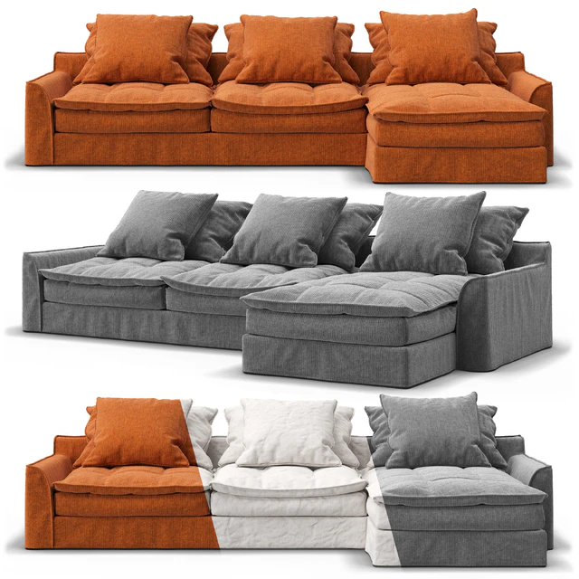 Furninova Sake LC sofa in 3 colors — Descargar