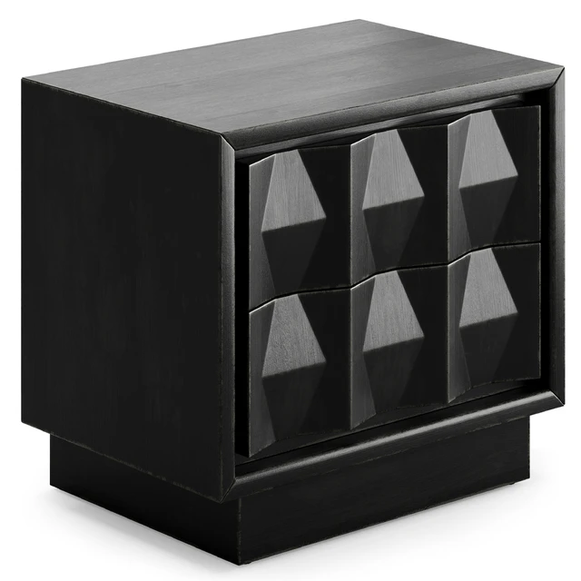 Carved Pattern Nightstand By West Elm — Скачать