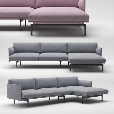 Muuto outline chaise longue — Вид 1