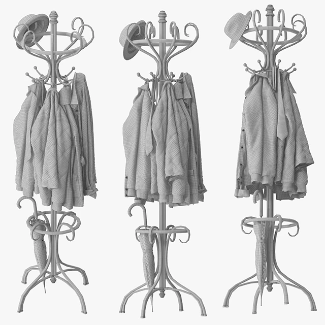 Bentwood Hat & Coat Stand — Descargar