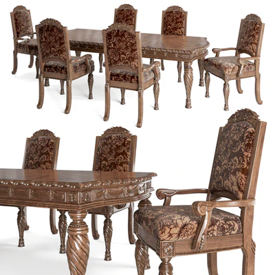 Ashley North Shore Dining Room chair-table — Ver 1