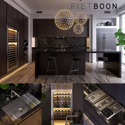 Kitchen Piet Boon SIGNATURE 2 (vray GGX, corona PBR) — Ver 1