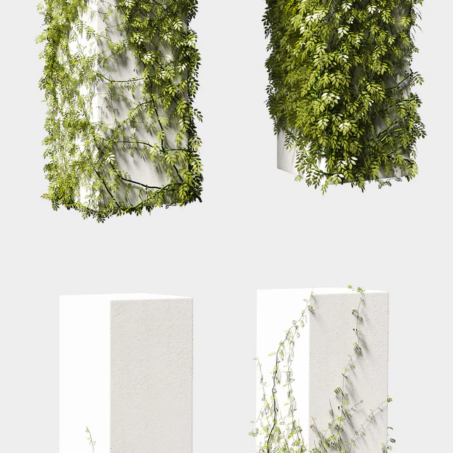 Leaves for square columns. 4 models — Descargar