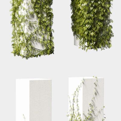 Leaves for square columns. 4 models — Ver 2