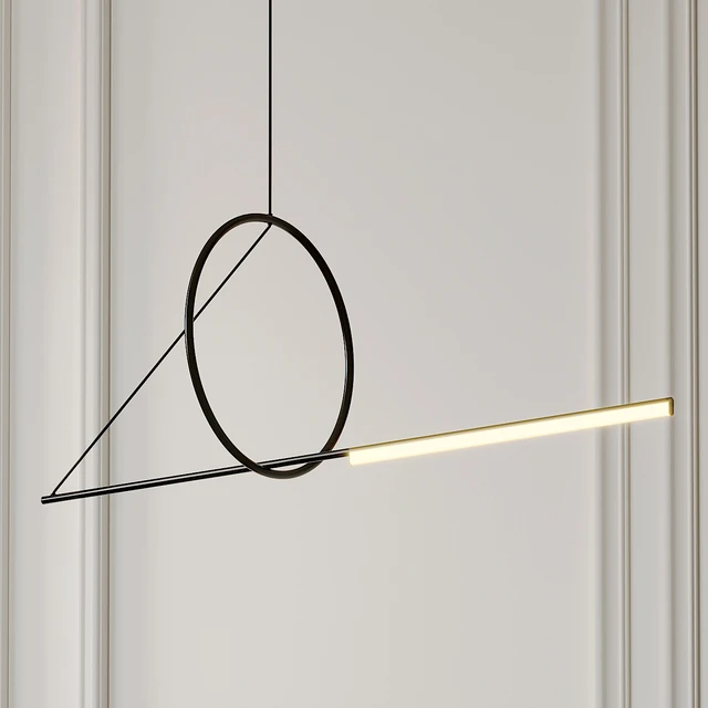 Cercle Et Trait Linear Suspension By CVL Luminaires — Скачать